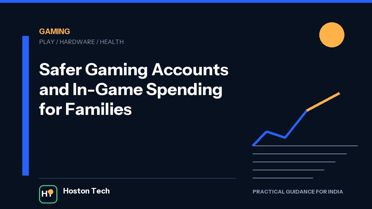 Safer Gaming Accounts and In-Game Spending for Families — Hoston Tech
